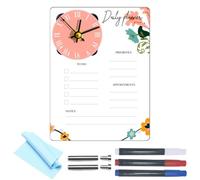 Dry Erase Board | Acrylic Desk Planner | Clear Message Whiteboard