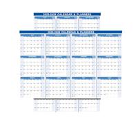 Dry Erase Calendar, Adorable Wall Monthly Dry Erase Calendars, 22.75x34.72 Inches Laminated 12 Month Annual Yearly Planner for Bedroom and Living Room