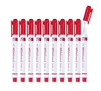 Dry Erase Markers - 10 Pieces Writing Pens, 0.5mm Fine Tip Writing Markers Providing Smooth Clear Ink Flow, Durable Whiteboard Accessories Enhancing Precise Writings Control | Teacher Classroom Use