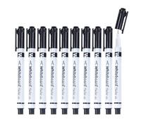 Dry Erase Markers - 10 Pieces Writing Pens, 0.5mm Fine Tip Writing Markers Providing Smooth Clear Ink Flow, Durable Whiteboard Accessories Enhancing Precise Writings Control | Teacher Classroom Use