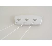 DRY-SMART Mini 3 secadores de pared, 3 x 5 m, tendedero extensible, secadora para la pared, ahorra espacio en interiores y exteriores