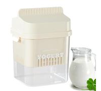 Dry Yogurt Strainer, Large Capacity Cheese And Buttermilk Filter With Lid, Efficient Yogurt Maker Container, Perfect For Thick Greek Milk, Labneh, Cottage Cheese, Home Use Straining