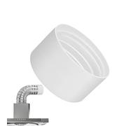 Dryer Exhaust Duct Connector, Dryer Hose Extension Connector, ABS 3.95 Inch Pipe Secure Fit, Home Appliance Accessories for Greenhouse, Bathroom, House, Ventilation Solutions, Easy Installation, 10cm