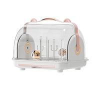 Dryer-Loldable Dryer Baby Driner, Soporte Compacto | Cubierta antipolvo integrada, organización higiénica de accesorios con almacenamiento práctico en viajes, cocina o viajes