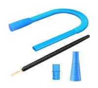 Dryer Vent Cleaner Kit, Flexible Vacuum Hose Attachment, 33 Inch Reach with Solid Build, Reinforced Polyvinyl Material, High Suction Nozzle with Retro Style, Maintenance Tool for Home and Laundry