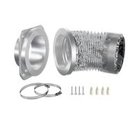 Dryer Vent Connection - Magnetic Airtight Duct Connector, Easy Install Dryer Vent Hose Adapter, Secure Venting Solution for Laundry Clothes Washing Ceiling Floor Door Closet Home Use