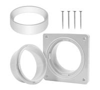Dryer Vent Connector Kit, Energy-Saving Vent Connectors, 18,5 x 18,5 x 6 pulgadas Adorable Quick Connect and Desconnect, Hose Extension Coupling Adapter for Wall Exhaust Vients