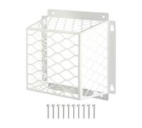 Dryer Vent Cover, Wall Exhaust Hood, Bird Guard Protector, Weather-Resistant Design, Galvanized Steel Construction, Ideal for Outdoor Air Venting, 7x5 Inches, Silver, 1 Piece