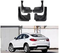 DRYFAL Guardabarros de Coche, para BMW X4 F26 G02 2014-2018 Delantero Y Trasero Protectores diseño Original Agujero de Tornillo Accesorios