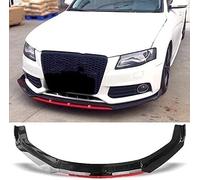 DRYFAL Lip Parachoques Delantero para Audi A4 B8 S4 2008-2010 Anti Colisión Parachoques Delantero Spoiler Alerón de Barbilla del Labio