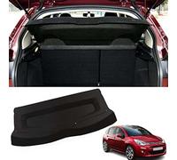 DRYFAL Pantalla Retráctil para Maletero para Citroen C3 2010-2016 Cubierta de Carga Retráctil Coche Maletero Trasero Estante Cortina