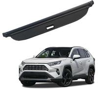 DRYFAL Pantalla Retráctil para Maletero para Toyota RAV4 2020-2024 Cubierta de Carga Retráctil Coche Maletero Trasero Estante Cortina