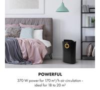 DryFy Pro Connect deshumidificador Wifi compresión 20 l/d 20 m² 370 W negro Klarstein