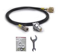 DRYHTEN Kit de manguera de dióxido de carbono externo de 1 m / 2,5 m con conector Quick Connect para Sodastream Terra, DUO, ART, Gaia (longitud del tubo 2,5 m)