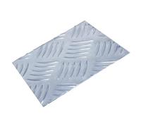 DryiC Aluminio Chapa Estriada Gofrada De Aluminio Chapa De Aluminio para Estacionamientos, Garajes, Escaleras,400mm x 400mm,Thick:2.5mm