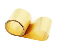 DryiC Latón Metal Hoja Delgada Lámina De Placa Rollo De Latón Placa Lámina De Latón Material De Chapa para Procesar, 12cm De Ancho,Thickness:0.6mm