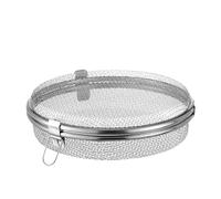 Drying Rack Fish Mesh - Hangs Basket Dryer Net, Stainless Steel Drying Net Herb Drying Rack | Fly-Proof Round Vegetable Fish Dish Screen Hangs Drying Mesh for Shrimp, Fish, Fruit, Vegetable