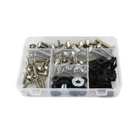 DRYIUBVF Compatible con K1300R 2009 2010 2011 2012 2013 2014 2015 Kits De Pernos De Carenado De Motocicleta Clips Tornillos Tuercas Arandela Sujetador Tornillos Pernos Moto(Silver)