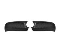 DRYIUBVF Compatible con VW para Golf 4 MK4 IV 1998 1999 2000 2001 2002 Cubierta De Espejo Lateral Accesorios De Coche Tuning Negro Piano Brillante Auto Sport Carcasas Retrovisor(Black Carbon)