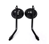 DRYIUBVF Espejo Retrovisor Universal para Motocicleta con Tornillos De 10 Mm Espejos Laterales para Manillar Espejo Retrovisores Moto(Black)