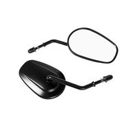 DRYIUBVF para Switchback FLD para Softail Slim FLS 2012-2016 para FXDB 2007-2016 para Fat Bob para FXDF 2008-2016 Accesorios para Espejos Retrovisores De Motocicleta Espejo Retrovisores Moto(Black)