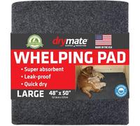 Drymate Alfombrilla para Revestimiento de Caja de cría, 48 "x 50" - Almohadilla para cría de Perro Lavable a máquina, Reutilizable y Absorbente - Se Puede Cortar para Que se Ajuste, Hecho en EE. UU.
