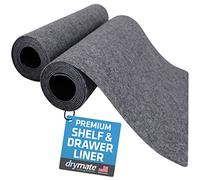 Drymate Forro de Lujo para estantes y cajones, Tela Acolchada Gruesa, no Adhesivo, Absorbente, Impermeable, Antideslizante, para armarios de Cocina, armarios (Fabricado en Estados Unidos) (12 x 59