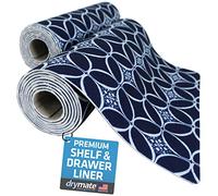 Drymate Forro de Lujo prémium para estantes y cajones, Tela Acolchada Gruesa, no Adhesiva, Absorbente, Impermeable, Antideslizante, para armarios de Cocina, armarios (Fabricado en Estados Unidos) (12