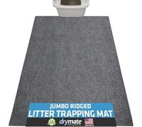 Drymate Jumbo Premium Cat Litter Alfombrilla, 47 "x 36", Color Gris