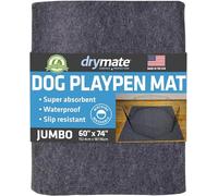Drymate Tapete para corralito para Perros, Absorbente, Impermeable, Antideslizante, Lavable a máquina, tamaño XL (60 x 74 Pulgadas), Almohadilla Reutilizable para Cachorros para Entrenamiento, Parto,