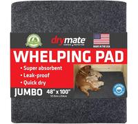 Drymate WMCB48100 Tapete con Revestimiento de Caja - Almohadilla para criar Perros Lavable a máquina, Reutilizable y Absorbente - Se Puede Cortar para Que se Ajuste, Hecho en EE. UU., 48 x 100
