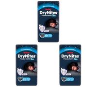 DryNites - Calzoncillos absorbentes - 8-15 años - 9 unidades (Paquete de 3)