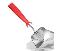 Drywall Corner Tool | Stainless Steel Non Slip Trowel with Comfortable Grip Handle, Triangle Plaster Smoothing Finishing Equipment | Interior Exterior Angle Shaping Accessory for Ceiling Panel Repair
