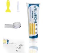 Drywall Patch Repair Kit - Wall Mending Agent for Nail Holes & Cracks | Non-Shrinking Wall Repair Paste with Scraper & Nozzle | Odorless, Quick-Drying Putty (1SET)