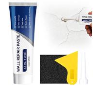 Drywall Patch Repair Kit with Scraper, Wall Mending Agent White Spackle Wall Repair Paste Wall Repair Agent Tile Gap Filler for Holes, Cracks, Nail Marks, Dents & Small Wall Damages (1pcs)