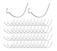 Drywall Picture Hooks, 50 Pieces Plaster Picture Frame Hook, 4.25x1.85 inches Heavy Duty Wall Hangers, Wall Hanging Hooks for Home Office Apartment Dormitory Clock Shelves Painting Photo