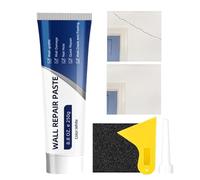 Drywall Repair Paste, Wall Mending Putty Kit, Crack Filler with Scraper, Quick Fix Wall Repair Compound for Apartment Farmhouse Dorm Bedroom Living Room Kitchen Balcony Garage,