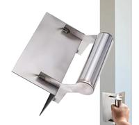 Drywall Trowel, Scratch Resistant Stainless Steel Corner Tool, Reusable Finishing Gadget for Remodeling, Renovation, and Executive Construction Projects Used