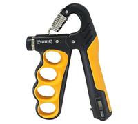 Dryxog Antebrazo Ejercitador Hand Grip Fuerza de Agarre Hand Grip Antebrazo Fortalecedor de Agarre de Mano Strength Gimnasio Ejercicio en Casa Musculacion en Rehabilitacion Mano (color naranja)