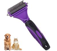 Dryxog Cepillo Gato, Cepillo para Perros Oft Bristle Massaging, Deshedding Tools Quita Pelos Mascota, Perros Accesorios Portable Pet Grooming por Indoor Pet Maintenance con Furs Control