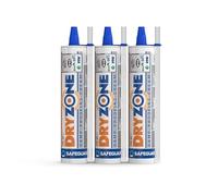 Dryzone gel de inyección química de elevado rendimiento - 3 x 310ml - Tratamiento de humedades por capilaridad, formulación anti-derrames
