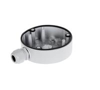 DS-1280ZJ-DM21 - Soporte de pared blanco, base de conducto/caja de conexiones, resistente al agua, compatible con cámaras domo de torreta, paquete de 1, entrega rápida gratuita en el Reino Unido