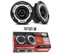 DS 2 DS18 Pro-TWX1 Super Tweeter Bullet de 9,60 cm 96 mm de diámetro 120 vatios rms y 240 vatios máx 4 ohmios 103 db sensibilidad 4 cm Profundidad, por par + 3 Stickers Gratis