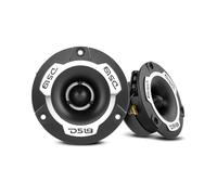 DS 2 tweeters Super Bala DS18 Pro-TWX1, 9,60 cm de diámetro, 120 vatios rms y 240 vatios máx, impedancia de 4 ohmios, 103 db, Puertas de Coche, por par