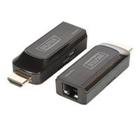 DS-55203 extensor audio/video Transmisor y receptor de red Negro, Alargador de HDMI Transmisor y receptor de red, 50 m, Negro