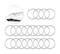 ds. distinctive style 20 anillos de encuadernación de metal redondos de 1.2 pulgadas, anillos de encuadernación de hojas sueltas, anillos de llavero - 30 mm