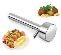 ds. distinctive style Falafel - Cuchara para hacer albóndigas de acero inoxidable, molde profesional de falafel, fácil de recoger y soltar falafel, albóndigas y más, 69229150779XXKYSCSP