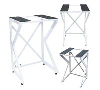 DS DRYERSTAND Maxi - Kit apilable universal para lavadora y secadora | Estructura ajustable (72-82 cm), Capacidad 100 kg | Sin taladros, Antivibración, Ahorro de espacio