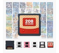 DS Game, 208 in 1 Game Cartridge Multicart, Game Pack Card Super Combo for DS DSL DSi 3DS 2DS XL/LL