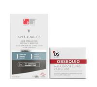 DS Laboratories Spectral.F7 Booster Capilar 60 ml - Suero Estimulante que Reduce la Caída por Estrés y Apoya el Crecimiento del Cabello - Unisex + Obsequio Masajeador de Cuero Cabellud